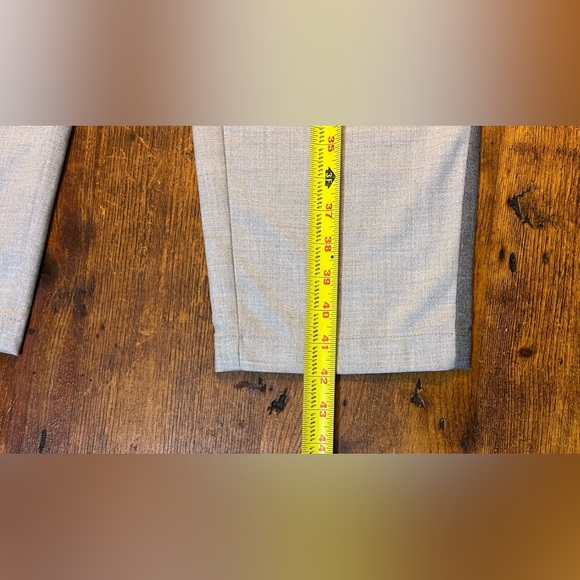 J. JILL Grey Heather Side Stripe Tuxedo Dress Pants 210701 with Pockets 16 Tall - Picture 7 of 12